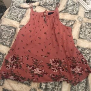Silky Floral Tank